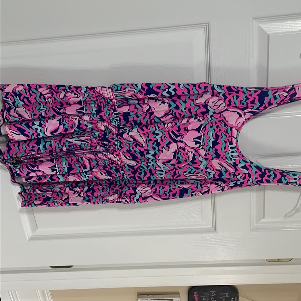 Lilly Pulitzer Romper in Lobster Roll